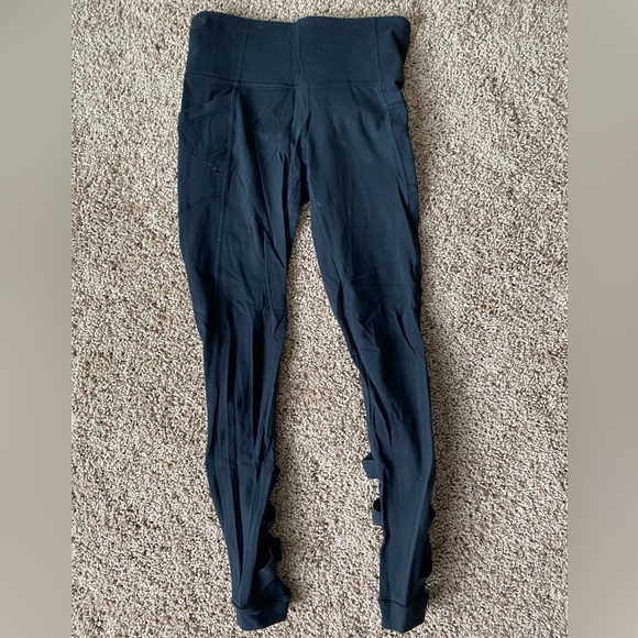 Athleta Black Leggings - Picture 1 of 3